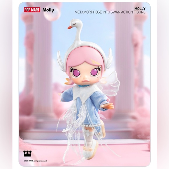 Pop Mart Molly Metamorphose Into Swan - Picture 2 of 11